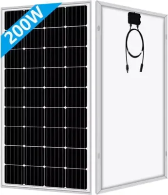 Produktbild von 200W Solarpanel 12V Solarmodul Monokristallin Solaranlage Photovoltaik Wohnmobil