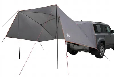 Immagine prodotto di vidaXL Tenda da campeggio, 308 x 215 x 220 cm, grigio e arancione, poliestere e acciaio