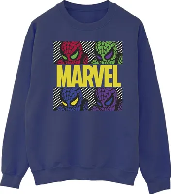 Produktbild von Marvel - Sweatshirt für Herren BI35444 (XL) (Marineblau)