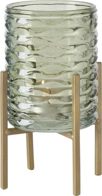 Produktbild von Teelichthalter BOLITO, grünes Glas, Ø 8 cm