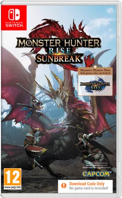 Produktbild von Monster Hunter Rise + Sunbreak (Code in Box) (PEGI), Switch