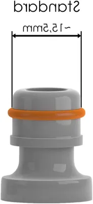 Productafbeelding van Kraanaansluiting 3/4 inch voor tuinslangen met snelkoppeling