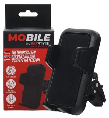 Image de Support pour téléphone Einparts avec tablette inférieure réglable pour grille d'aération 360°