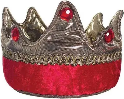 Produktbild von Königskrone für Kinder rot/gold