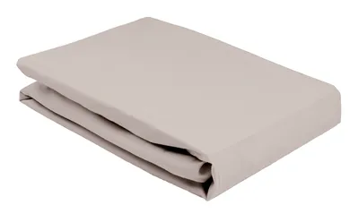 Produktbild von Elegante Mako-Jersey Spannbetttuch 100x200cm, Farbe natur