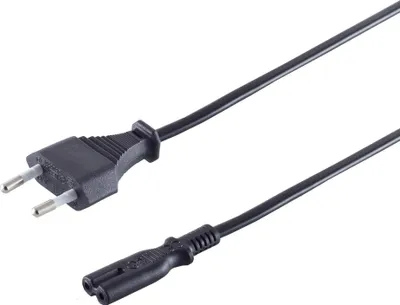 Produktbild von S/CONN maximum connectivity Netzanschlusskabel, Doppelnute, VDE, 3,0m (60002-3)