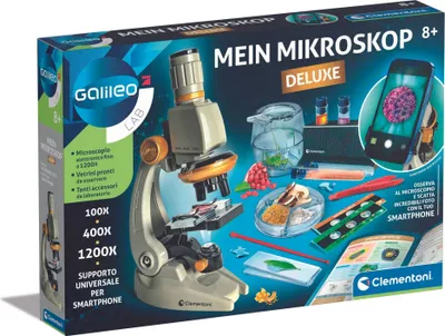 Produktbild von Clementoni 59349 - Galileo Lab Mein Mikroskop Deluxe