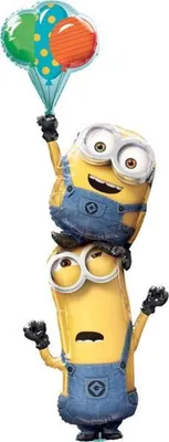 Productafbeelding van Minions Stacker Folie Ballon, 101 x 154 cm