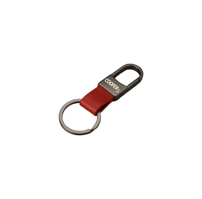 Produktbild von Schlüsselanhänger für Cooper S – Premium Leder Schlüsselanhänger mit Karabinerhaken und Metallring