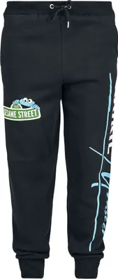 Produktbild von Sesame Street Trainingshose Herren Cookie Monster schwarz S