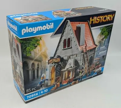 Produktbild von PLAYMOBIL 70956 History mittelalterliche Schmiede