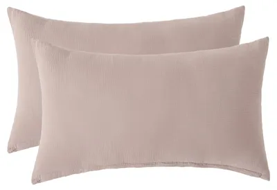 Productafbeelding van Kussenhoes van 100% katoen 30x50 cm, champagnerroze