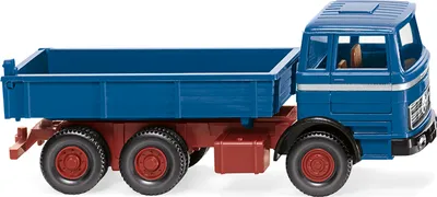 Produktbild von Wiking - Flachpritschenkipper MB, azurblau