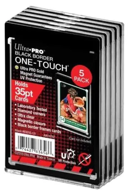 Zdjęcie produktu dla Etui na karty UP One-Touch czarne (35 pkt) (opakowanie 5 szt.)