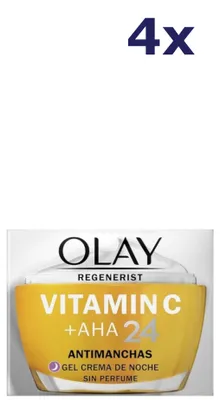 Zdjęcie produktu dla 4 szt. Olay Regenerist – Krem na noc AHA 24 + witamina C 50 ml