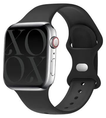 Produktbild von Apple Watch Silikonarmband (Schwarz)