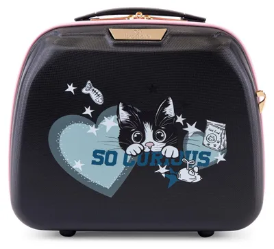 Produktbild von BRACCIALINI Allround Hartschalen-Beautycase Schwarz, geräumig, Doppelreißverschluss, Trolley-kompatibel