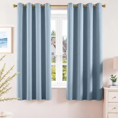 Zdjęcie produktu dla Zasłony zaciemniające z przelotkami, zestaw 2 sztuk, 175 x 140 cm