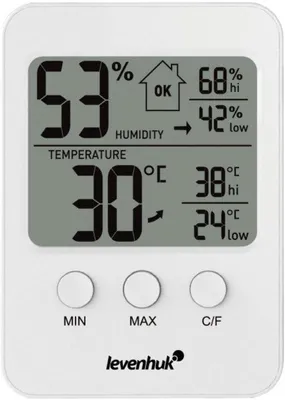 Produktbild von Drahtloser Digitalthermohygrometer mit LCD und Komfortfunktion
