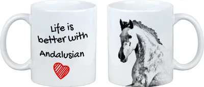 Obrázek produktu pro Art-Dog Keramický hrnek – Andaluský koník