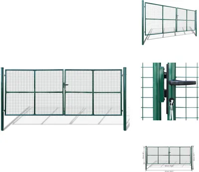 Obrázok produktu pre Záhradná brána Plotová brána Plotová brána 415 x 200 cm / 400 x 150 cm - Záhradné brány