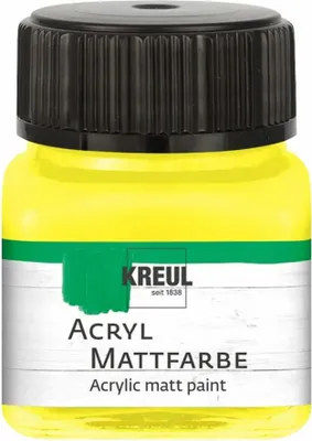 Obrázek produktu pro KREUL Akrylová matná barva žlutá 20 ml
