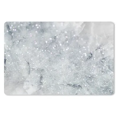 Obrázok produktu pre Podložka pod myš - Mramor - luxus - trblietky - 27x18cm - Rohožka pod myš