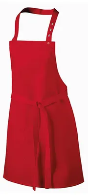 Image de Exner - Tablier uni pour enfants LT4956 (taille unique) (rouge)