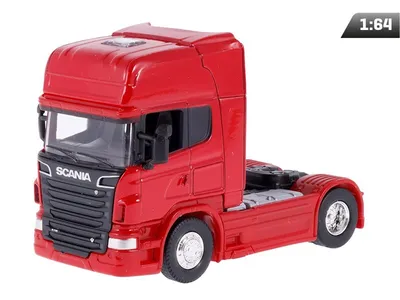 Image de Modèle réduit 1:64, SCANIA V8 R730, semi-remorque, rouge (C00801SVCC)