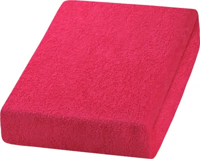 Obrázok produktu pre Fuchsiové froté prestieradlo