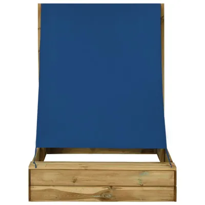 Obrázok produktu pre vidaXL Pieskovisko so strechou 160x100x133 cm Impregnované borovicové drevo
