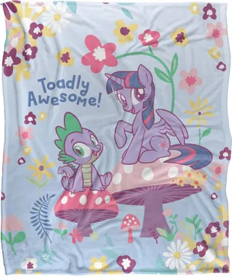 Immagine prodotto di Coperta super soffice e setosa My Little Pony Toadly Awesome TV23747 (taglia unica) (colorata)