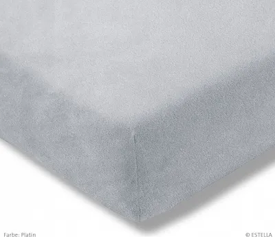 Produktbild von Estella Samt-Velours Spannbettlaken Atelier Farbe lind 100x200 cm
