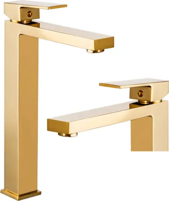 Produktbild von Waschtischmischer mit hoher Säule Gold Ister