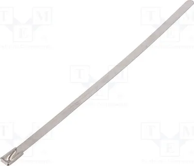 Produktbild von 10x Kabelbinder 445N BU46-150 Kabelbinder - Metall W: 4,6mm L: 150mm säurebständiger