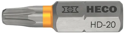 Produktbild von HECO SCHRAUBEN Bits - Heco-Drive HD-20 Antrieb L 25 mm - Blister à 10 - 57095