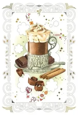 Image de Carte 12 x 18 cm + enveloppe Café - DaVinci