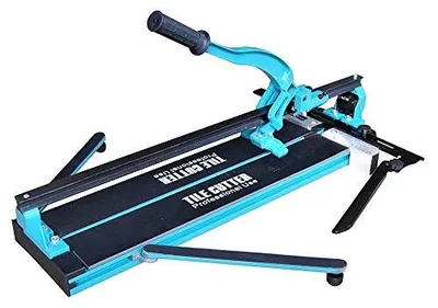 Produktbild von 1200mm Manuelle Fliesenschneider Professioneller mit Einzelschiene und Laserführung, Aluminiumbasis, zum Präzisionsschneiden von Porzellanfliesen Keramik 347715