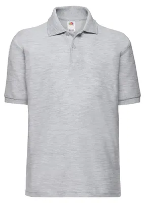 Image de Fruit of the Loom - Polo « 65/35 » pour enfants LT1880 (104) (gris chiné)