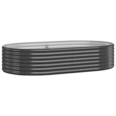 Immagine prodotto di vidaXL Letto rialzato Acciaio verniciato a polvere 175x100x36 cm Antracite