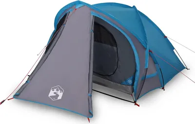 Produktbild von vidaXL Kuppel-Campingzelt 2 Personen Blau Wasserdicht