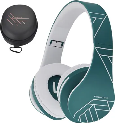 Produktbild von Bluetooth Over-Ear Kopfhörer, Stereo Faltbare Kabellose und Kabel-Kopfhörer mit Integriertem Mikrofon, Micro SD/TF, FM für Handys/iPad/Laptops & PC
