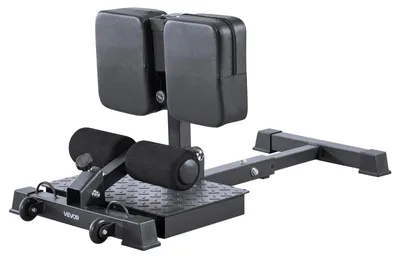 Zdjęcie produktu dla VEVOR Sissy Squat Machine, wielofunkcyjna ławka do głębokich przysiadów Sissy do treningu mięśni nóg, składany trenażer przysiadów dla tułowia, talii i pośladków, urządzenie do treningu nóg do domowej siłowni