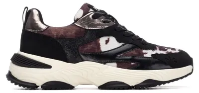 Image de REFRESH - Baskets de sport pour femmes, couleur noire - Chaussures confortables et polyvalentes - C