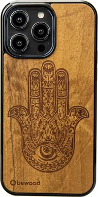 Immagine prodotto di Custodia in legno Bewood per iPhone 15 Pro Max HAMSA IMBUIA
