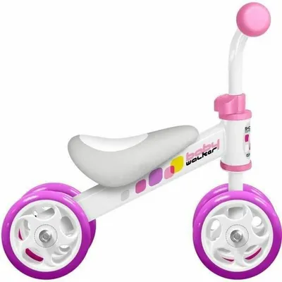 Immagine prodotto di Skids Control balance bike 4 ruote Loopfiets met 4 wielen Junior bianco/rosa