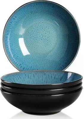 Produktbild von Keramik-Tiefboden-Servietten-Set für 4 Personen, 850 ml, 4-teiliges Set
