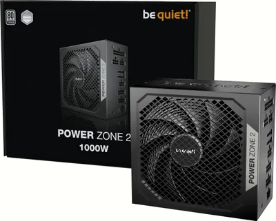 Immagine prodotto di silenzioso! POWER ZONE 2 1000W alimentatore 20+4 pin ATX ATX Nero