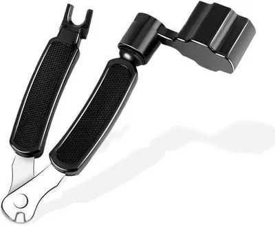 Image de Angle de guitare 3-en-1 avec cordes et capodastre