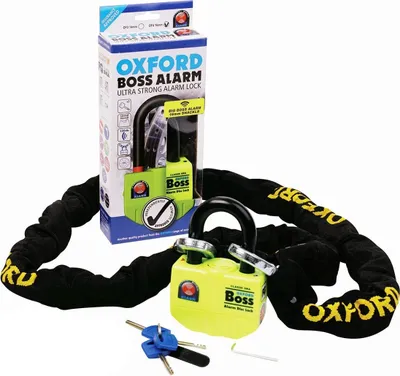Produktbild von Oxford Boss Kettenschloss, schwarz, 200 cm